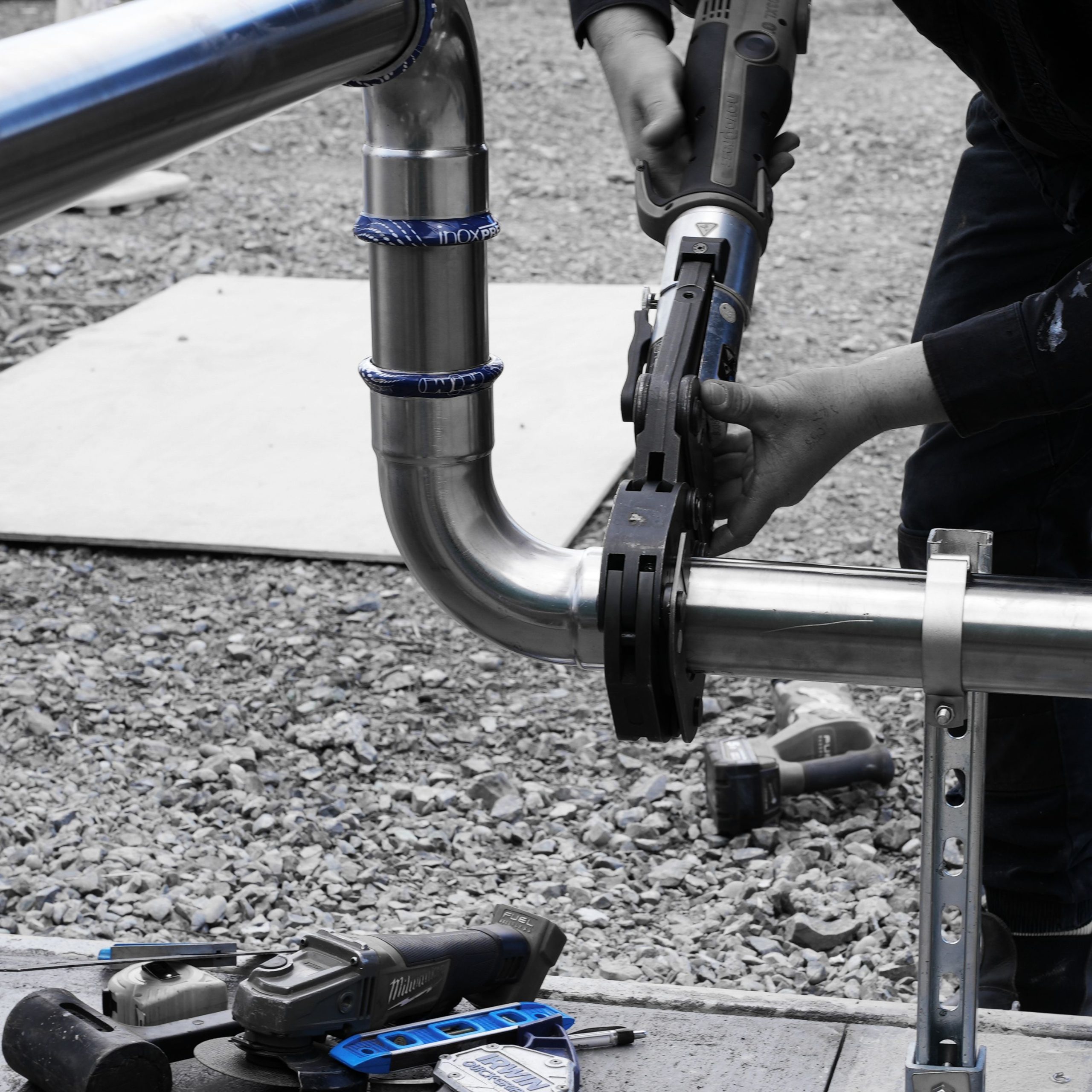 rapidpress install for a vacuum distillation column