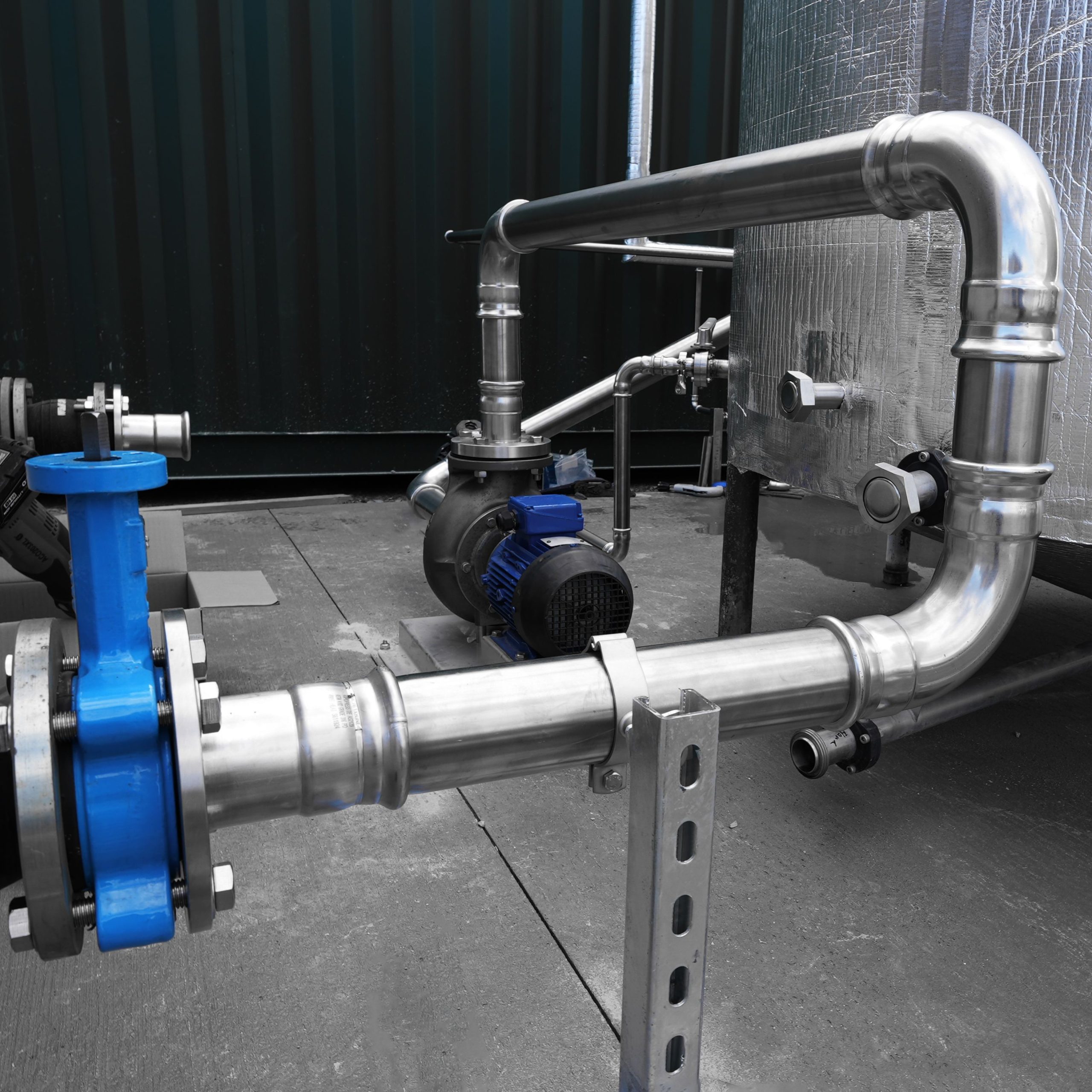 rapidpress install for a wine distillation project
